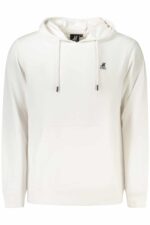 US GRAND MEN'S WHITE ZIP-UP SWEATSHIRT