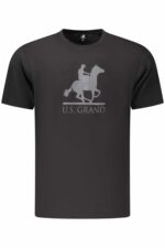 US GRAND MEN'S BLACK SHORT-SLEEVE T-SHIRT
