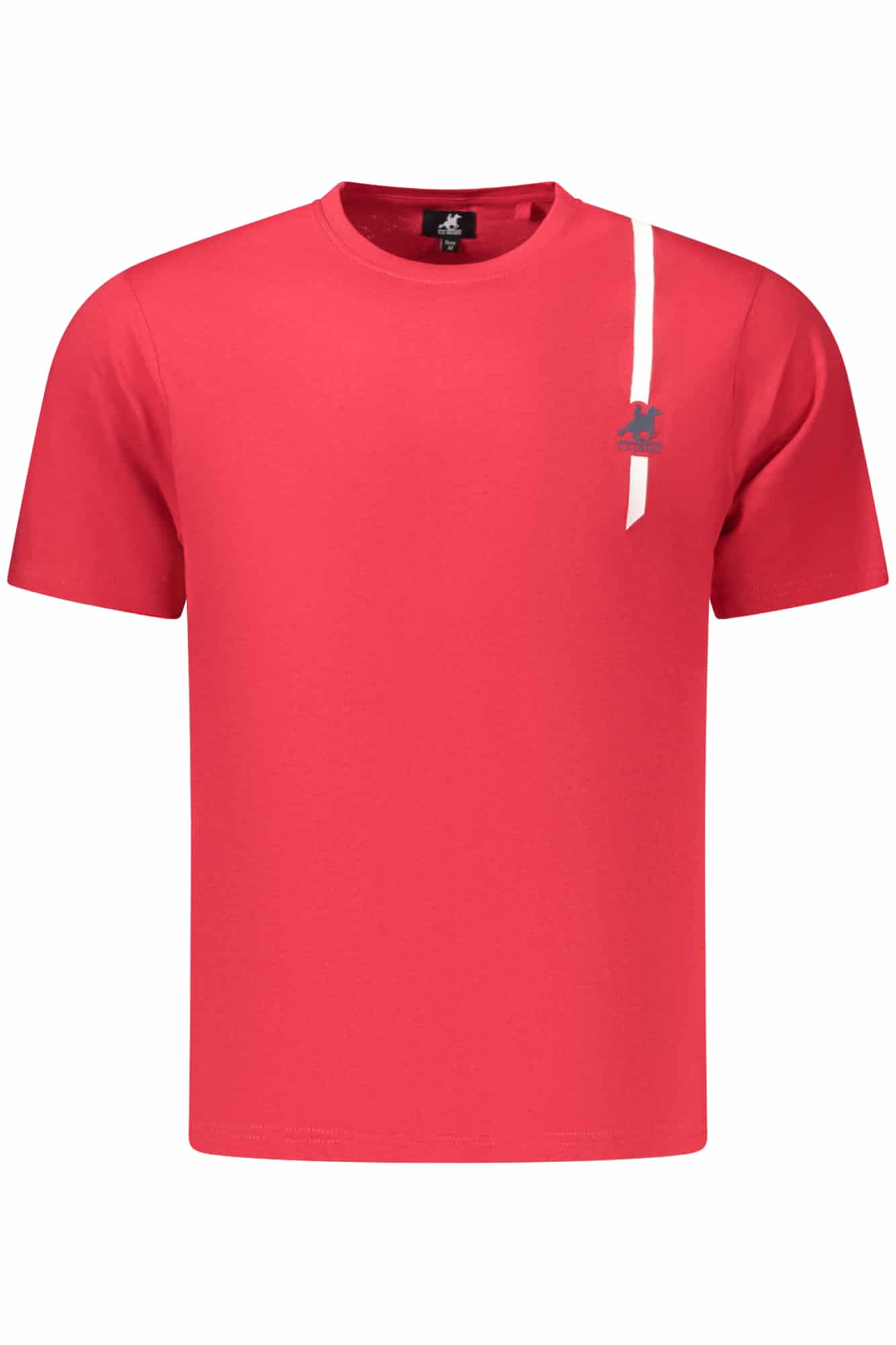 usgrandt-shirtmanichecorteuomorosso_1 US GRAND MEN'S SHORT-SLEEVED RED T-SHIRT - Image 1