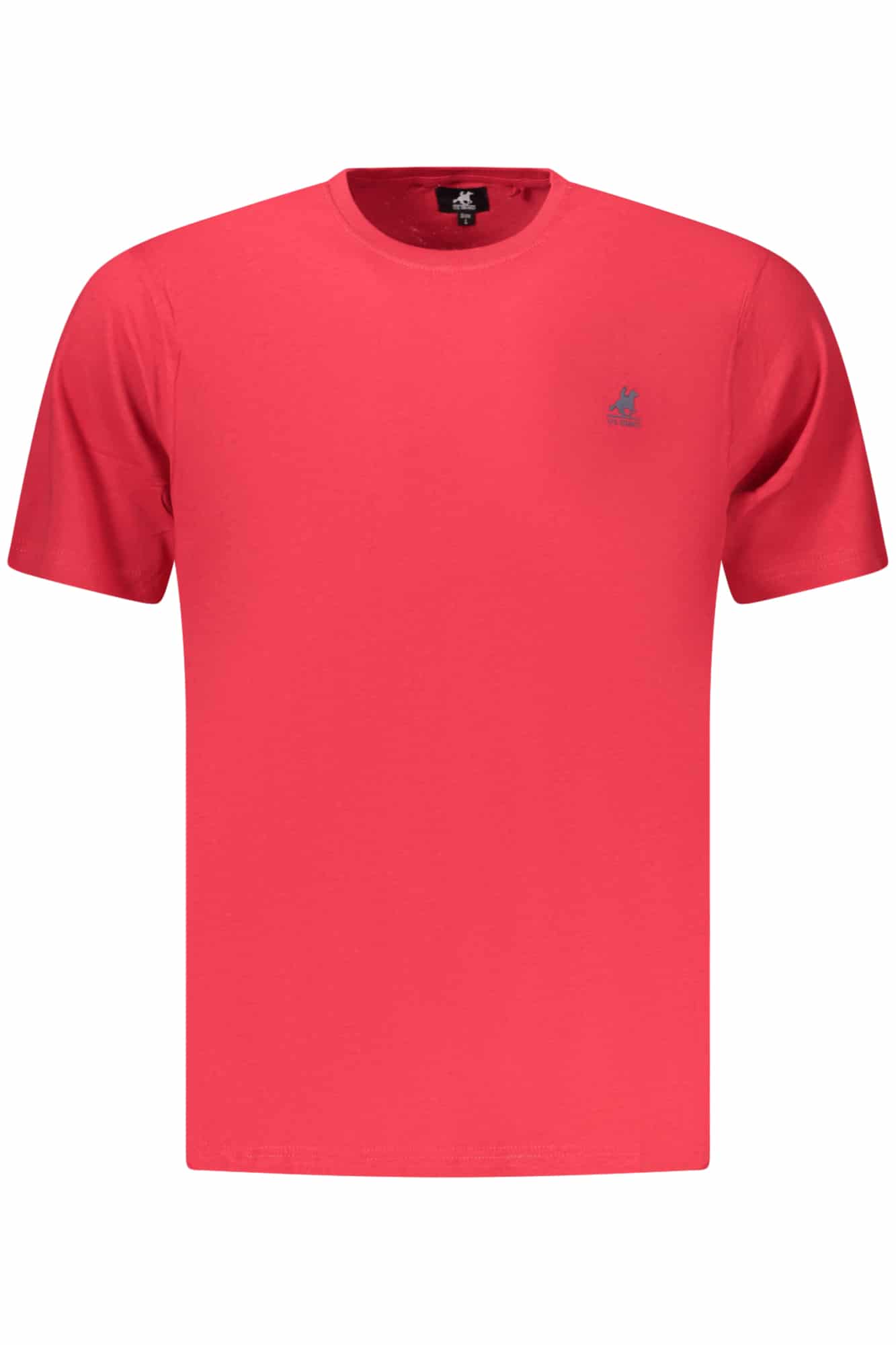 US GRAND MEN'S SHORT-SLEEVED RED T-SHIRT