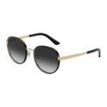 SUNGLASSES DOLCE GABBANA WOMEN DG2227J-02-8G (Lens/Bridge/Temple) 52/20/140 mm)