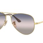 SUNGLASSES RAY BAN UNISEX RB3689001GE58 (Lens/Bridge/Temple) 58/14/140 mm)