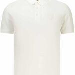 BLAUER APPAREL MEN'S SHORT-SLEEVE POLO SHIRT WHITE