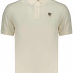 BLAUER APPAREL MEN'S SHORT-SLEEVE POLO SHIRT WHITE