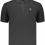 BLAUER APPAREL MEN'S SHORT-SLEEVE POLO SHIRT, BLACK