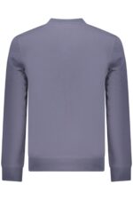 CALVIN KLEIN MEN'S BLUE ZIP-UP SWEATSHIRT - Image 2