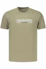 CALVIN KLEIN MEN'S SHORT-SLEEVED T-SHIRT GREEN