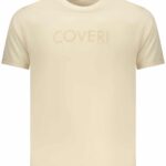 COVERI MOVING MEN'S SHORT-SLEEVE T-SHIRT, BEIGE