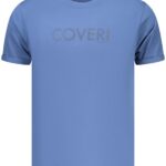 COVERI MOVING MEN'S SHORT-SLEEVE T-SHIRT, BLUE