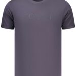COVERI MOVING MEN'S SHORT-SLEEVE T-SHIRT, BLUE