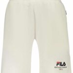 FILA MEN'S WHITE SHORT TRACKSUIT PANTS