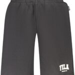 FILA MEN'S BLACK SHORT TRACKSUIT PANTS