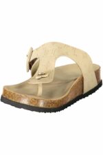 LAURA BIAGIOTTI WOMEN'S BEIGE SLIPPER - Image 3