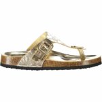 LAURA BIAGIOTTI WOMEN'S GOLD SLIPPER FOOTWEAR