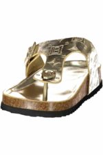 LAURA BIAGIOTTI WOMEN'S GOLD SLIPPER FOOTWEAR - Image 3