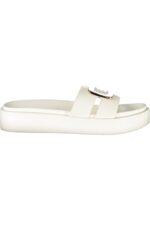 LAURA BIAGIOTTI WOMEN'S WHITE SANDALS