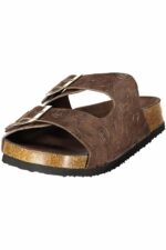 LAURA BIAGIOTTI WOMEN'S BROWN SANDALS - Image 3