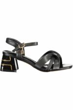 LAURA BIAGIOTTI WOMEN'S BLACK SANDALS