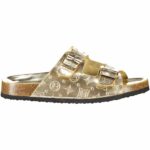 LAURA BIAGIOTTI WOMEN'S GOLD SANDALS