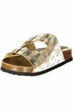 LAURA BIAGIOTTI WOMEN'S GOLD SANDALS - Image 3