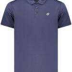 LOTTO MEN'S SHORT-SLEEVED POLO SHIRT BLUE
