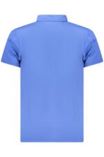 LOTTO MEN'S SHORT-SLEEVED POLO SHIRT BLUE - Image 2