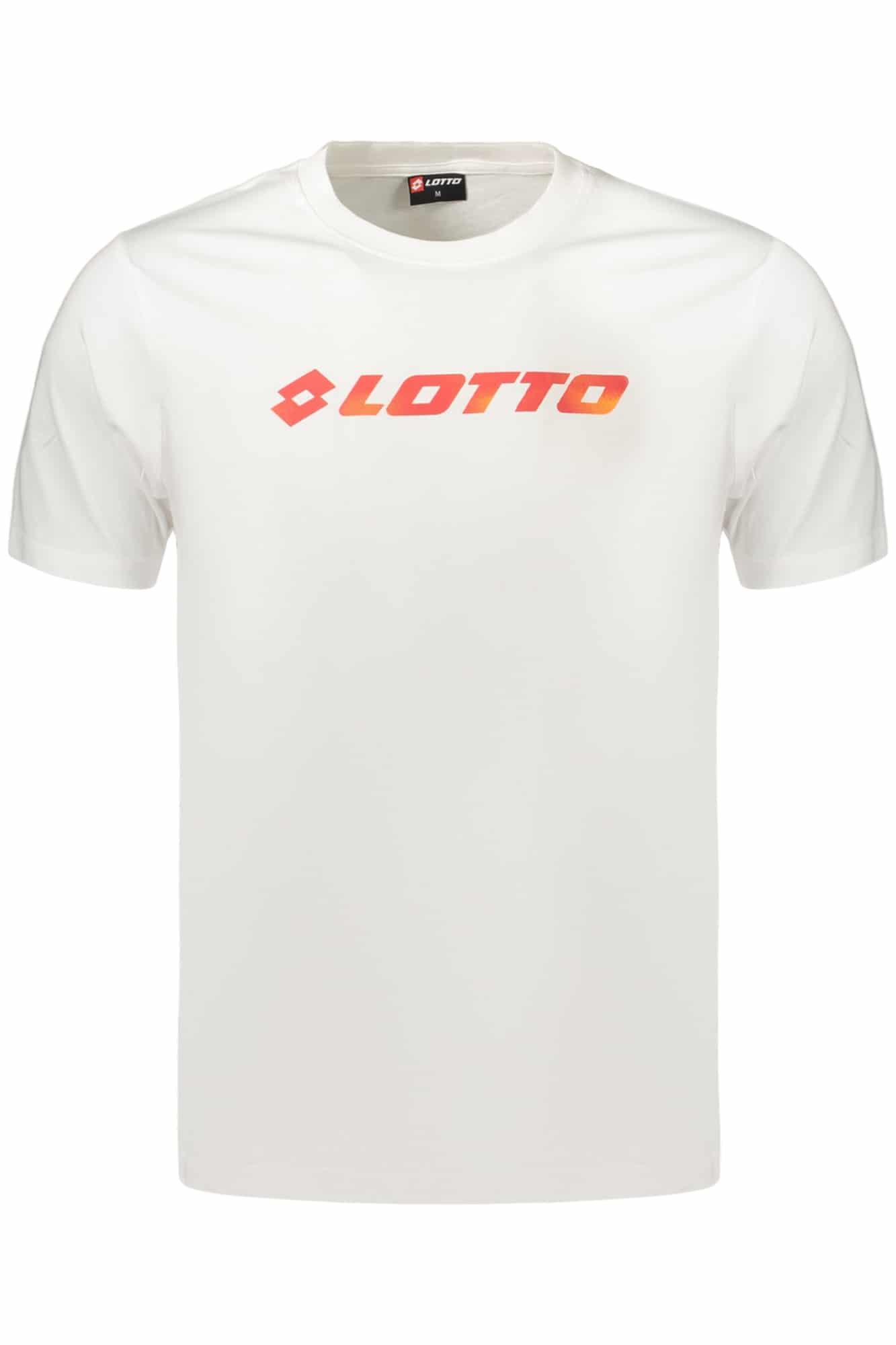lottot-shirtmanichecorteuomobianco_1 LOTTO MEN'S SHORT-SLEEVED T-SHIRT WHITE - Image 1