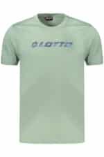 LOTTO MEN'S SHORT-SLEEVED GREEN T-SHIRT