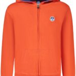 NORTH SAILS CHILDREN'S ORANGE ZIP-UP SWEATSHIRT