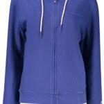 NORTH SAILS WOMEN'S BLUE ZIP-UP SWEATSHIRT
