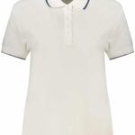 NORTH SAILS WOMEN'S SHORT-SLEEVE POLO SHIRT WHITE