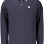 NORTH SAILS MEN'S LONG-SLEEVED POLO SHIRT, BLUE