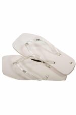 NORWAY 1963 WOMEN'S WHITE SLIPPER FOOTWEAR