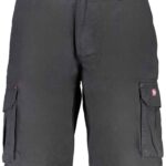 NORWAY 1963 BLACK MEN'S BERMUDA PANTS