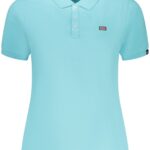 NORWAY 1963 WOMEN'S SHORT-SLEEVED POLO SHIRT, BLUE