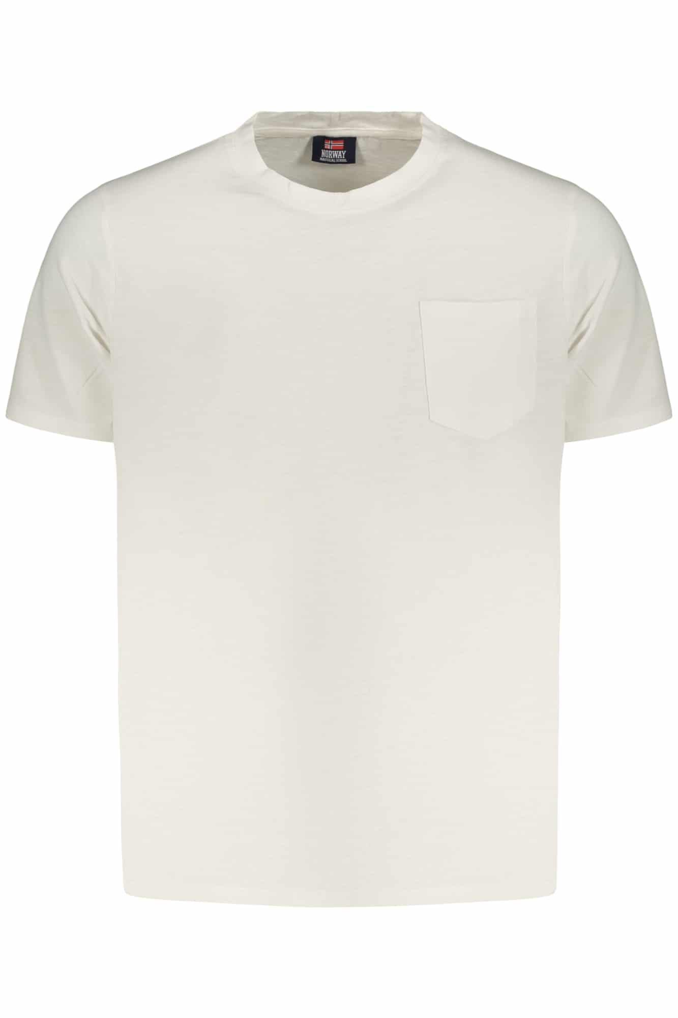 norway1963t-shirtmanichecorteuomobianco_1 NORWAY 1963 MEN'S SHORT-SLEEVE T-SHIRT WHITE - Image 1
