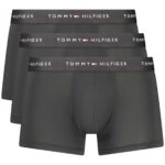 TOMMY HILFIGER MEN'S BLACK BOXER