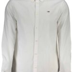 TOMMY HILFIGER MEN'S WHITE LONG SLEEVE SHIRT
