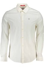 TOMMY HILFIGER MEN'S WHITE LONG SLEEVE SHIRT
