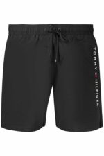 TOMMY HILFIGER MEN'S BLACK BOTTOM SWIMSUIT