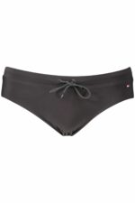 TOMMY HILFIGER MEN'S BLACK BOTTOM SWIMSUIT