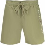 TOMMY HILFIGER MEN'S GREEN BOTTOM SWIMSUIT