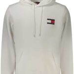 TOMMY HILFIGER MEN'S ZIP-UP SWEATSHIRT WHITE