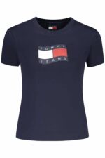 TOMMY HILFIGER WOMEN'S SHORT-SLEEVE T-SHIRT, BLUE