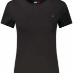 TOMMY HILFIGER WOMEN'S SHORT-SLEEVE T-SHIRT BLACK