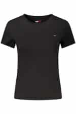 TOMMY HILFIGER WOMEN'S SHORT-SLEEVE T-SHIRT BLACK
