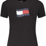 TOMMY HILFIGER WOMEN'S SHORT-SLEEVE T-SHIRT BLACK
