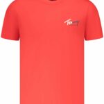 TOMMY HILFIGER MEN'S SHORT-SLEEVED T-SHIRT, RED
