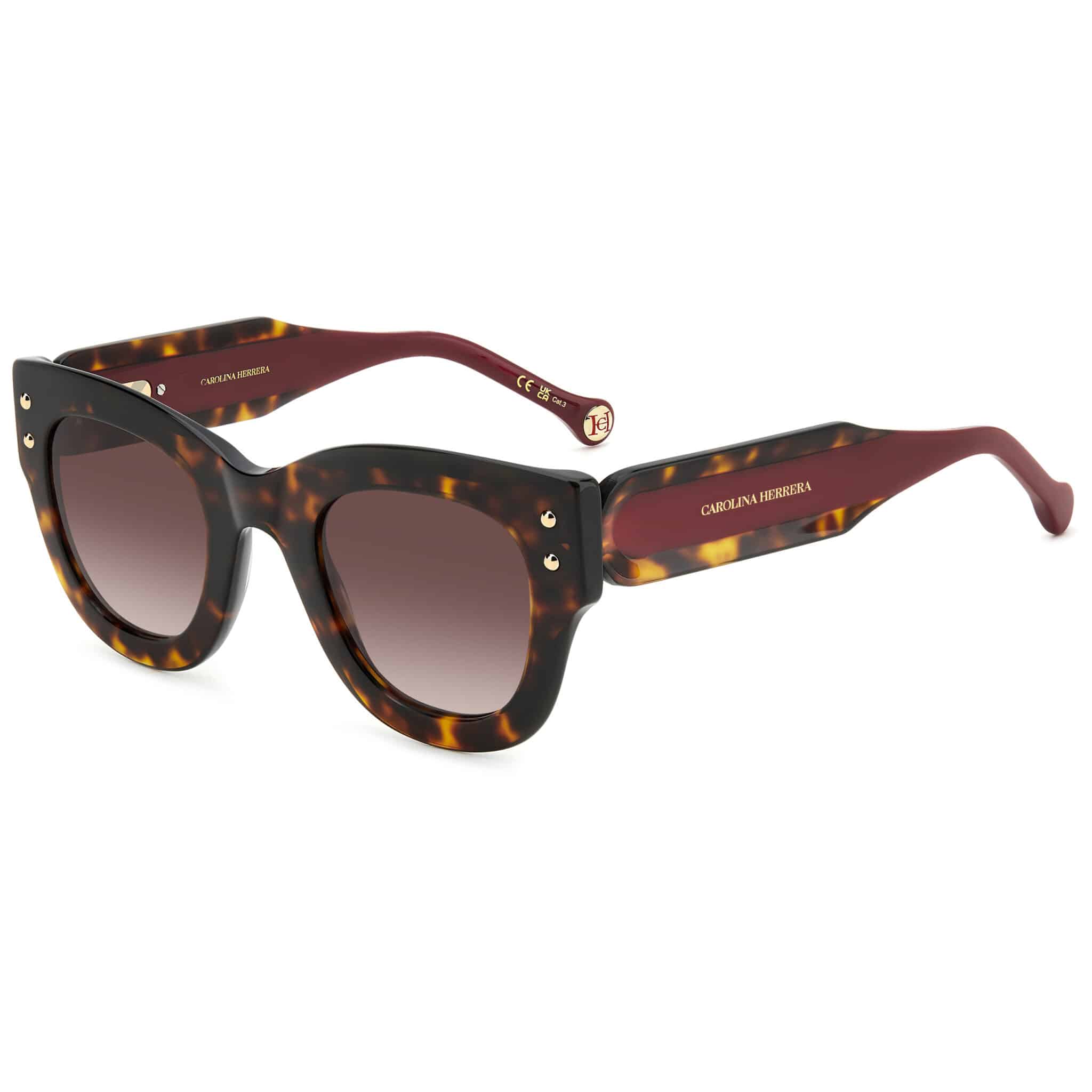 HER-0222-S-O63 SUNGLASSES CAROLINA HERRERA WOMEN HER0222SO63 (Lens/Bridge/Temple) 47/26/145 mm) - Image 1