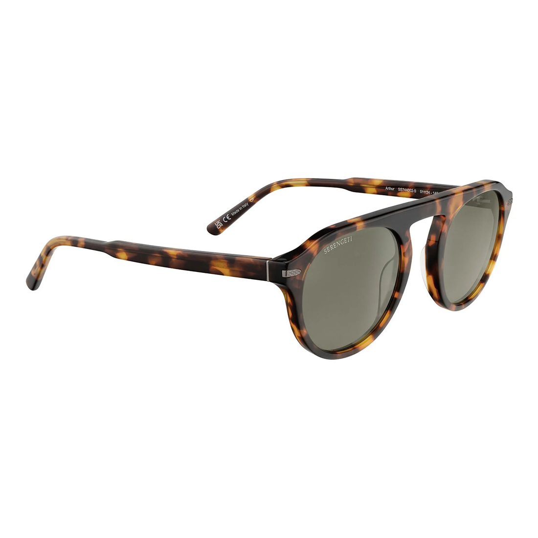 SS744002-S SUNGLASSES SERENGETI MAN SS744002-S (Lens/Bridge/Temple) 52/24/145 mm) - Image 1
